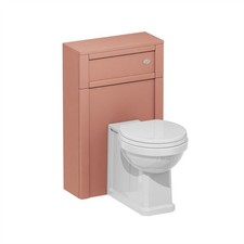 Toilet Unit Pink 500mm Back to Wall Unit only WC Bathroom Avebury 50cm  New