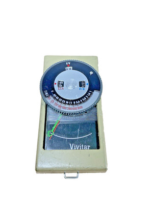 Vintage Vivitar No. 30 Exposure Light Meter ASA DIN Camera Photography Accessory