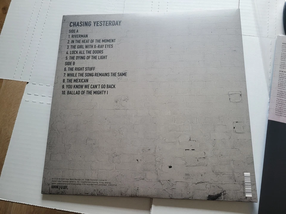 NOEL GALLAGHER'S High Flying Birds – Chasing Yesterday (LP) GATEFOLD Oasis 2015 — 第 4/4 张图片