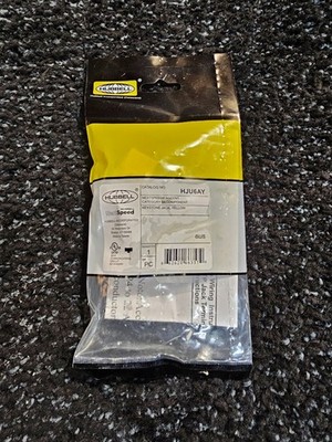 (QTY 3) Hubbell HJU6AY: Category 6A Jack with Cobra-Lock  Series Termination