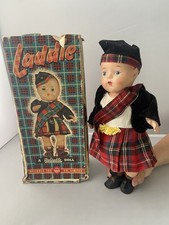 VTG RARE ANTIQUE Laddie Doll With Box