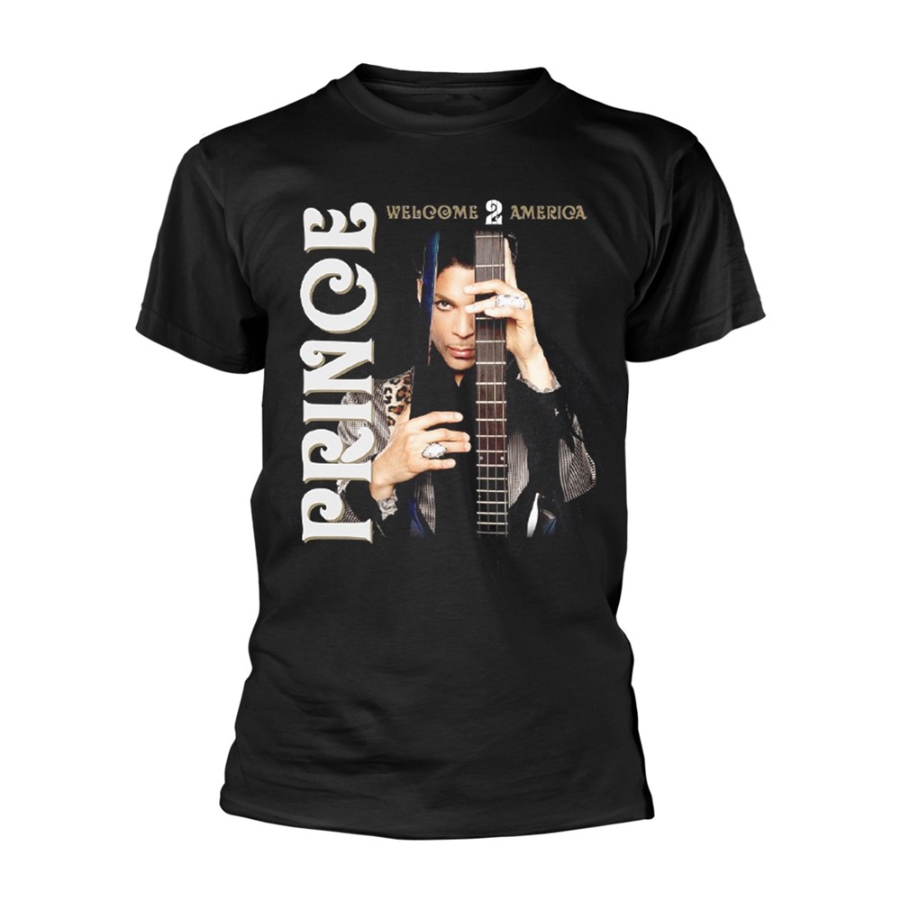 PRINCE - WELCOME 2 AMERICA BLACK T-Shirt XX-Large 4490₽