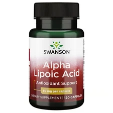 Swanson Alpha Lipoic Acid 50 mg 120 Capsules