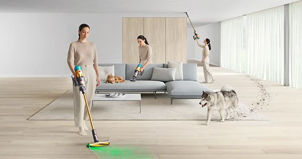 Aspirapolvere Senza Filo Dyson V12 Detectᵀᴹ Slim (Oro) Nuovo - Immagine 2 di 4