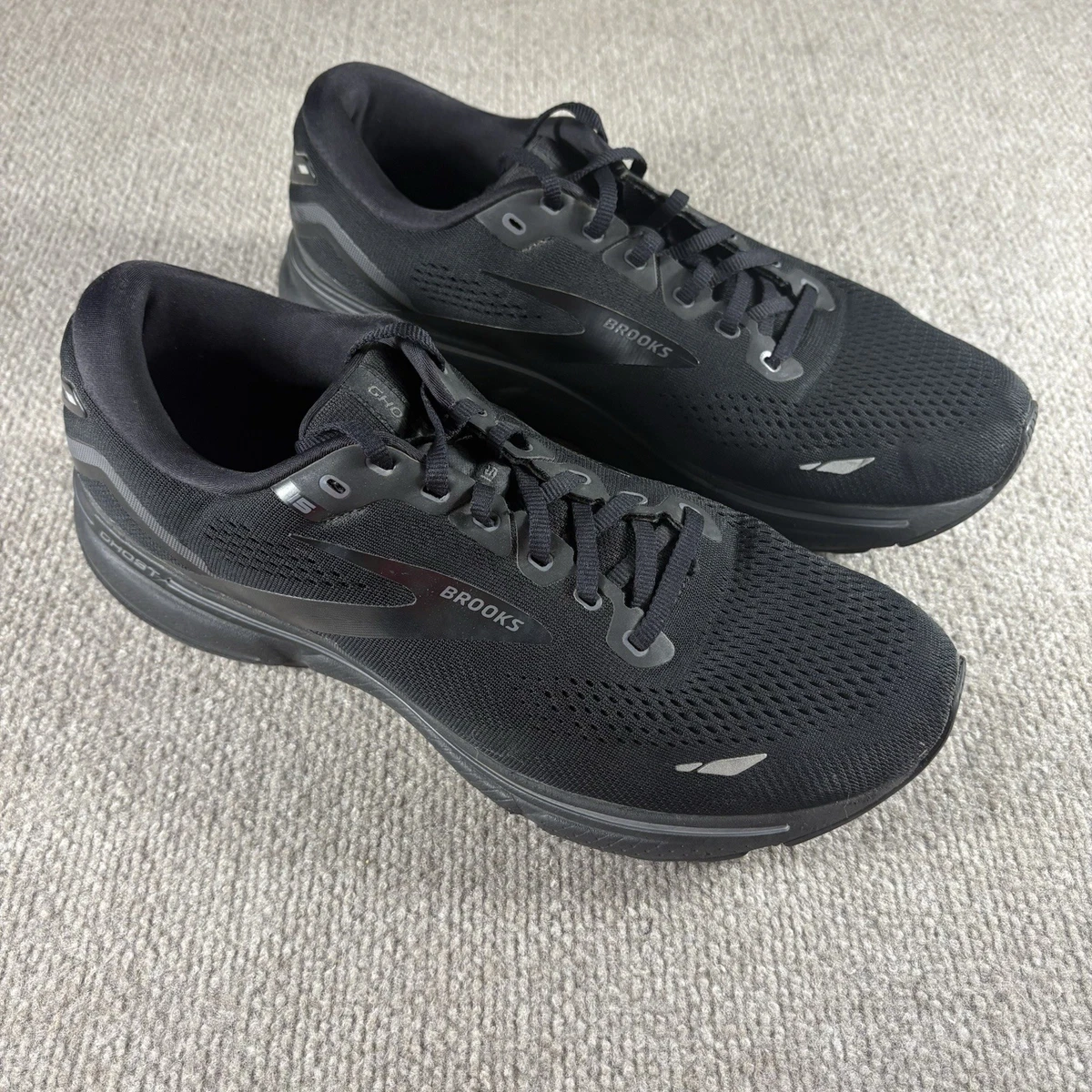 Las mejores ofertas en Brooks Ghost 15 2E Wide Black Ebony | eBay
