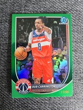 2025-26 Panini Bowman Chrome Bub Carrington Green Refractor /99