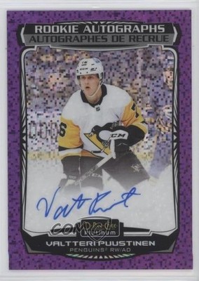 2022-23 O-Pee-Chee Platinum Violet Pixels 89/99 Valtteri Puustinen Auto RC 0i47