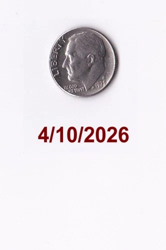 1975D ROOSEVELT DIME SEMI-KEY!Circulated!