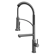 Karran USA KKF360 Adlington 1.8 GPM 1 Hole Kitchen Faucet - Gunmetal Grey