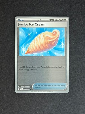 Jumbo Ice Cream 091/094 Uncommon Phantasmal Flames Pokemon Reverse Holo NM