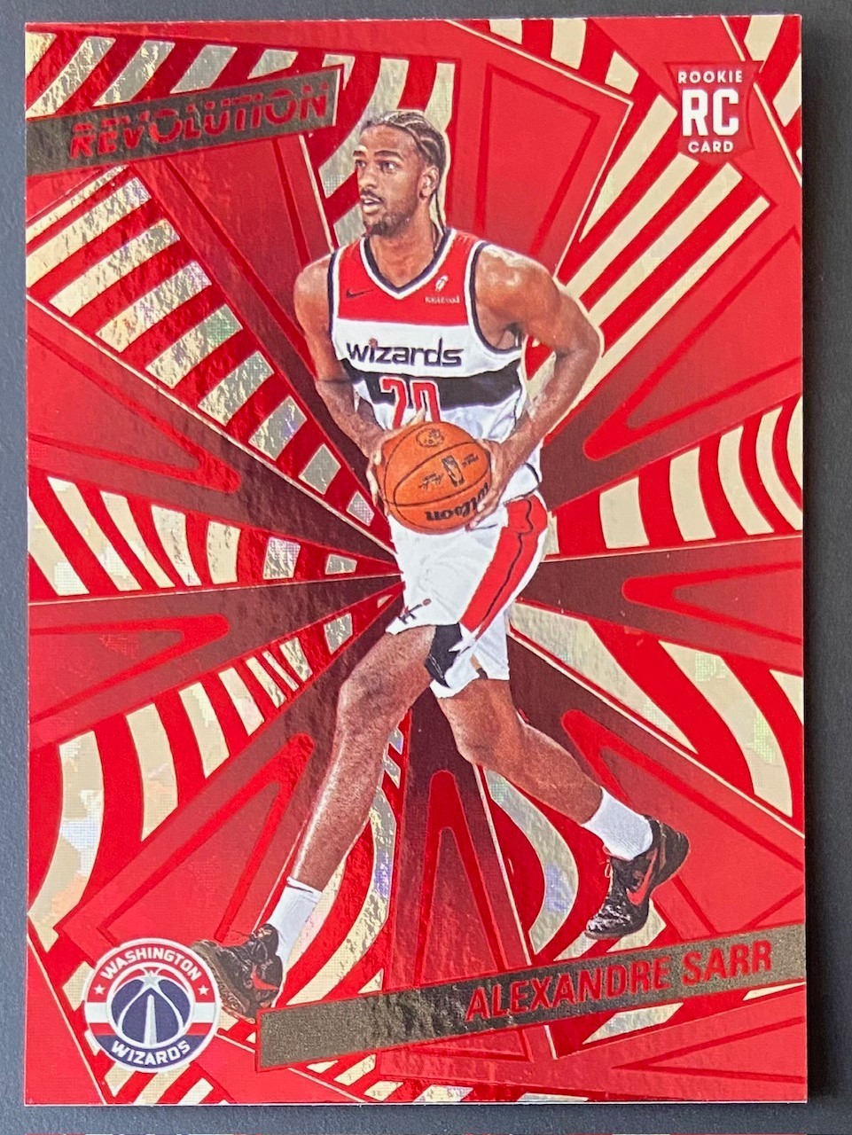 2024-25 Panini Revolution NBA Alexandre Sarr RC Chinese New Year Parallel #106