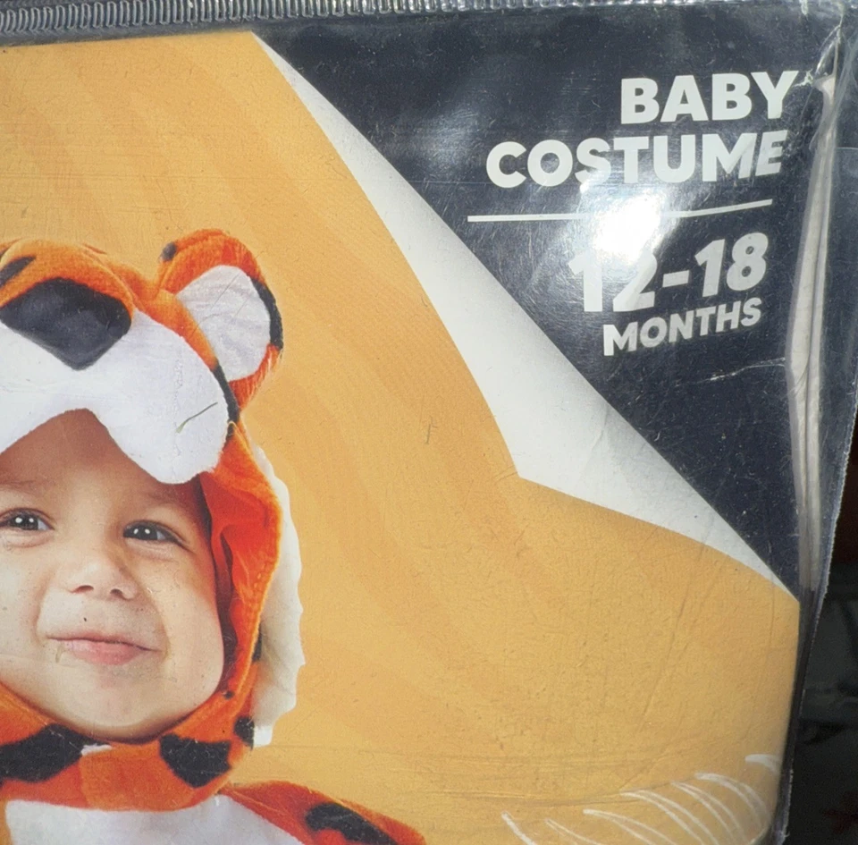 Disfraz Halloween Bebé Tigre Niño Pequeño Niños 12-18 Meses Niñas Niños Foto 3 de 4