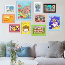 Magnetic Photo Frames Refrigerator Magnets Holds Reusable School Cabinet Decor