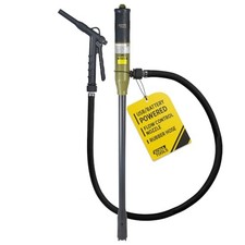 Fuel Transfer Pump for Gasoline Diesel Water with Rubber Hose and Safety Nozzle