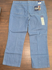 Vtg Basic Editions Men Jeans 46x30 Comfort Stretch Jean reg fit Flex waist NWT