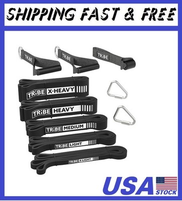 Resistance Bands for Working Out Men and Women - Set of 5 Pull Up Bands