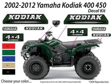 2006 Yamaha Kodiak 400 450 4x4 Emblem Oem Decal Graphics Sticker Kit 2006 Yamaha Kodiak 400 450 4x4 Emblem Oem Decal Graphics Sticker Kit