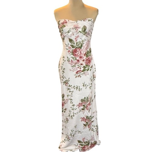 Neu Prinzessin Polly Abeila Blumen trägerloses Maxikleid Gr. 8 Fee ätherisch zierlich - Bild 2 von 8