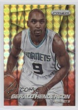 2014-15 Panini Prizm Yellow & Red Mosaic Prizm Gerald Henderson #63 0d3