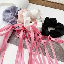 Women's Hair Band Sweet French Bow Large Intestine Scrunchie Rubber Band Women'