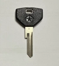 OEM Mopar Key Blank Y153 Keyway Pentastar Logo Chrysler Plymouth Dodge 85-89