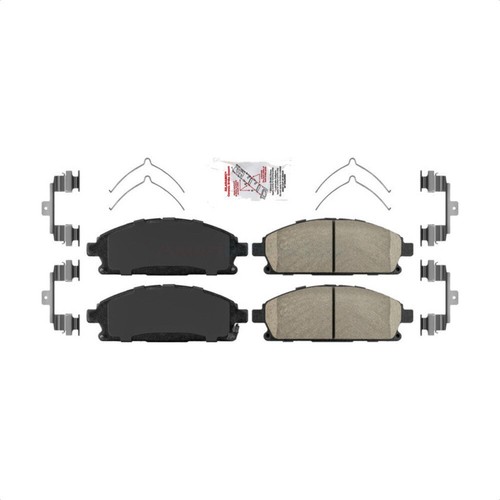 Front Rear Ceramic Disc Brake Pads Kit For 2004 Nissan Pathfinder KNF-101752 - Picture 8 of 11