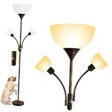 Floor Lamp, Torchiere Floor Lamps for Living Room, 71 Inch Tall Standing Bronze