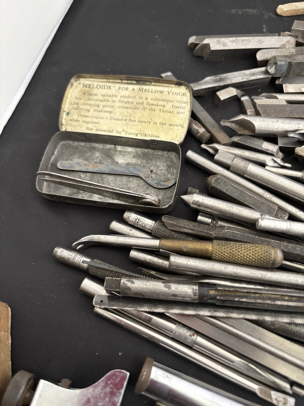 Vintage Lot Random Machinist Tools Starrett Calipers Dividers Thread ...