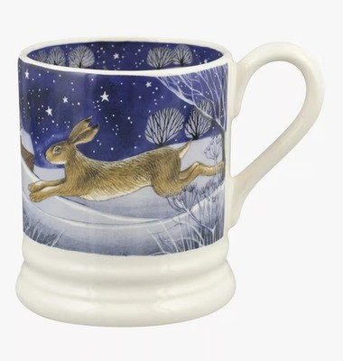 EMMA BRIDGEWATER HALBES PINT BECHER - MIDNIGHT HARE Sekunden eingestellt