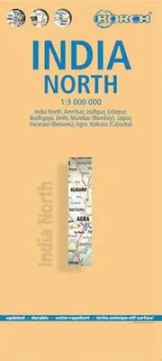 India North 1 : 3 000 000 (Land-)Karte Borch Maps 2 S. Deutsch 2024 Borch GmbH
