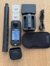 Insta360 X3 5.7K Action Camera - Black with  Extras