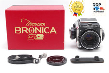NEAR MINT w/box Zenza Bronica S2 Film Camera Nikkor P 75mm f/2.8 Lens JAPAN