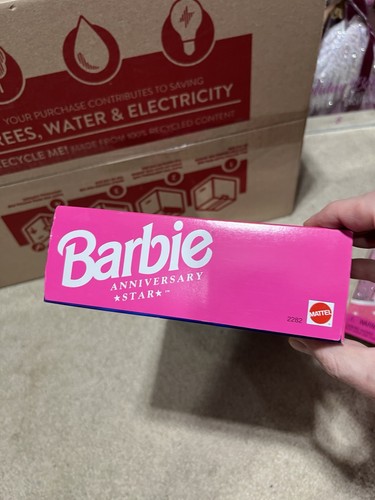 1992 Mattel Barbie Doll Walmart 30th Anniversary Star Special Edition New In Box - Picture 7 of 8