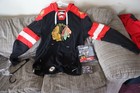 Chicago Blackhawk CCM NHL Jersey Style Pullover Hoodie Herren Gr. XL bestickt