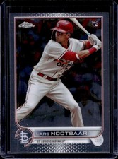2022 Topps Chrome Lars Nootbaar RC Rookie #19 Cardinals