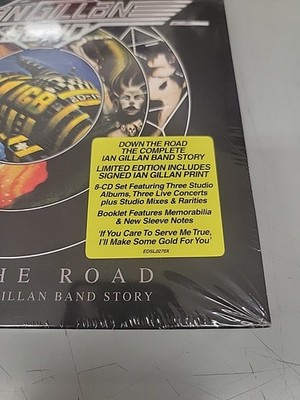 SIGNED Down The Road Complete Ian Gillan Band Story 8CD Deep