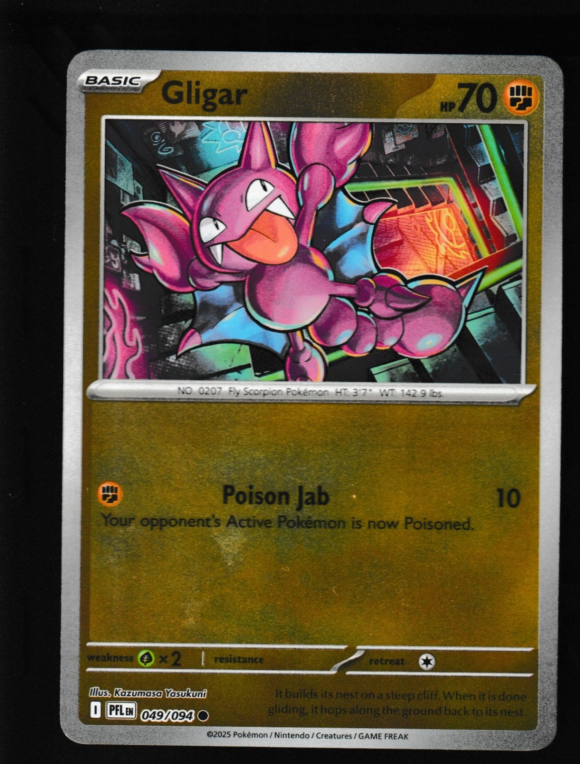 Gligar Common ME02: Phantasmal Flames 049/094 NM