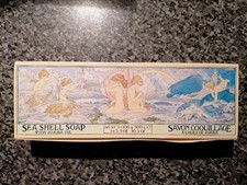 1978 Crabtree & Evelyn Jojoba Oil Sea Shell Soaps 100g Pack of 3 Vintage Rare 