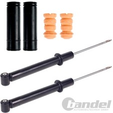 2x GASDRUCK STOßDÄMPFER HINTERACHSE + PROTECTION KIT für VW LUPO SEAT AROSA