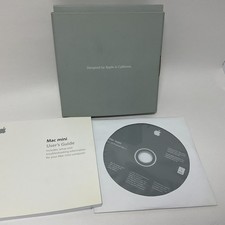 Apple Mac Mini OS X Print  Media Kit 2005   Complete Manuals  Discs