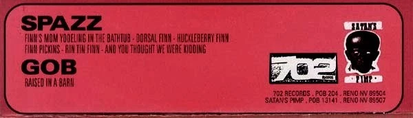 Spazz / Gob 5" Split Skinny Top Heavy Bottom Metal Punk Power Violence 702 - Image 3 of 4