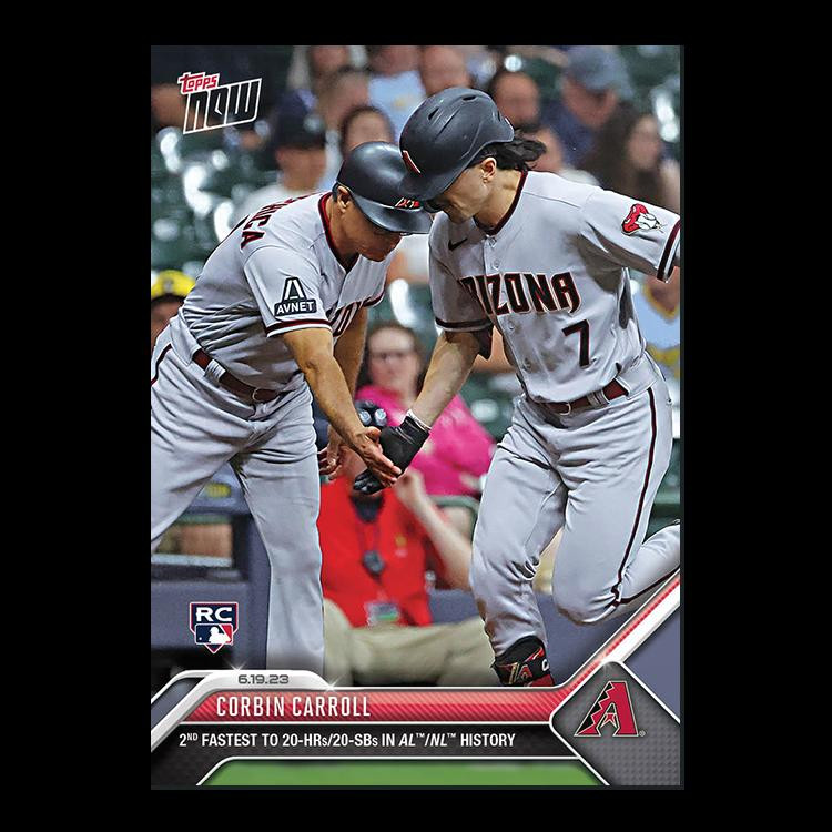Corbin Carroll - 2023 MLB Topps Now Card 466 - Print Run: 2204