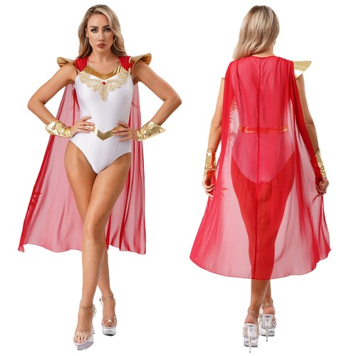 Set Abiti Donna Halloween Toga Greca Antica Principessa Vestito Sexy Imperatrice Romana - Foto 4 di 34