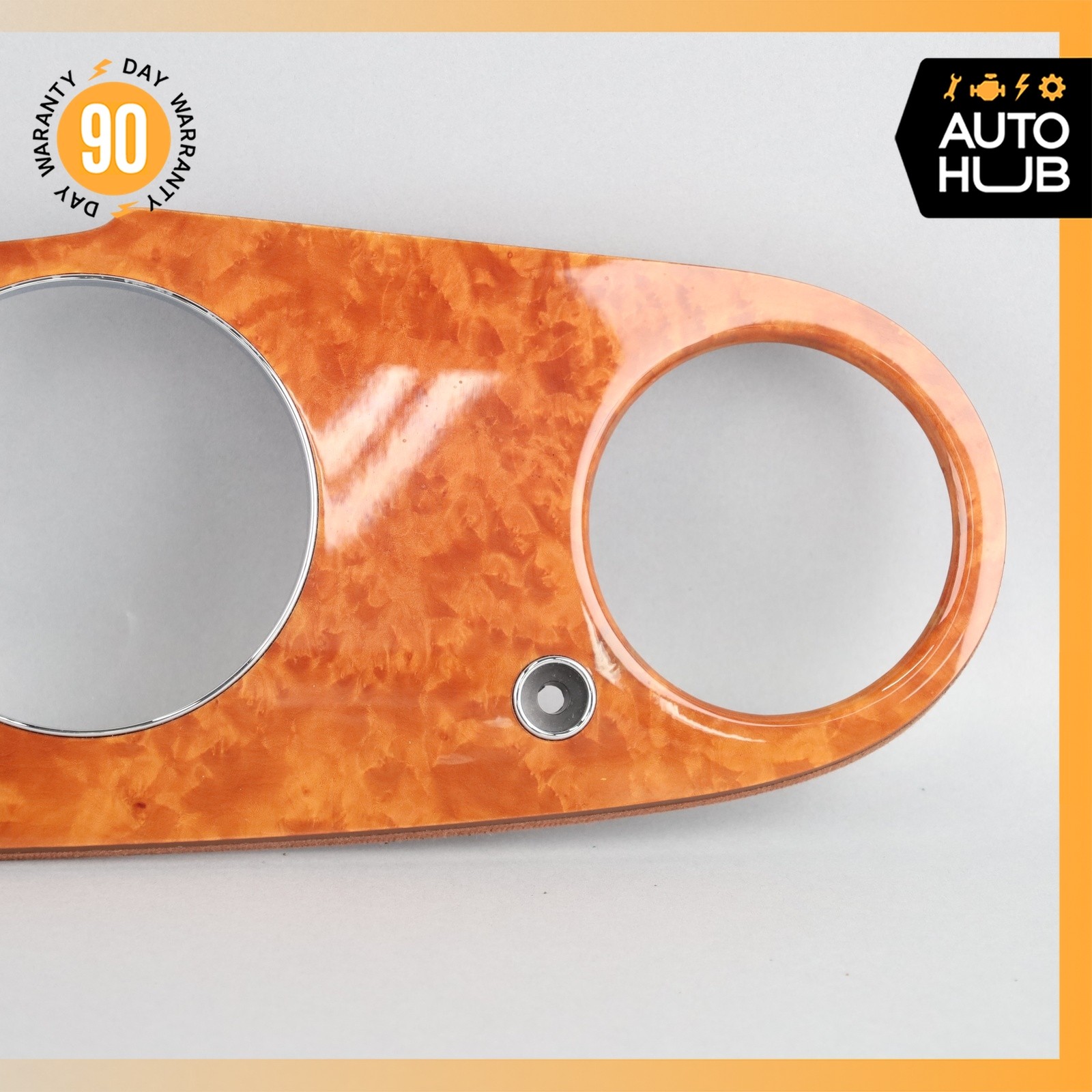 03-13 Bentley Continental GTC GT Dash Panel Speedometer Bezel Trim Wood OEM