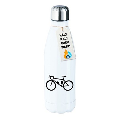 Edelstahl-Trinkflasche Bike Fahrrad Geschenkidee Bike Geschenk Präsent Mitbrings