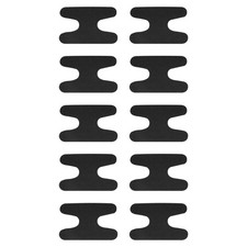 10 Pieces Cuttable Ski Boot Pads EVA Heel Protectors for Reduced Foot Pressure