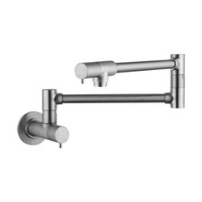 Hansgrohe 04057860 Talis S Wall-Mounted Pot Filler Stainless Steel Optic 2.5 gpm