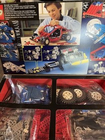 Vintage Lego Technic Sets 8865 Auto Chassis And 8020 100% Complete With Manuals