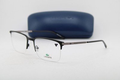 NEW LACOSTE L2268 001 BLACK GUNMETAL AUTHENTIC EYEGLASSES 57-21 | eBay