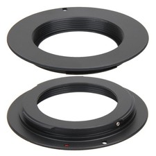 Aluminum Black Camera Adapter Ring Top Plate For Canon EOS M42 Lens To